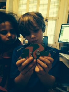 The only fish that's happening around here. 